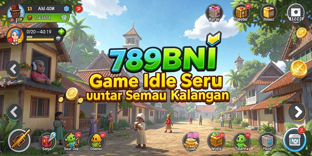 Tampilan menarik dari gameplay 789BNI yang seru dan santai.