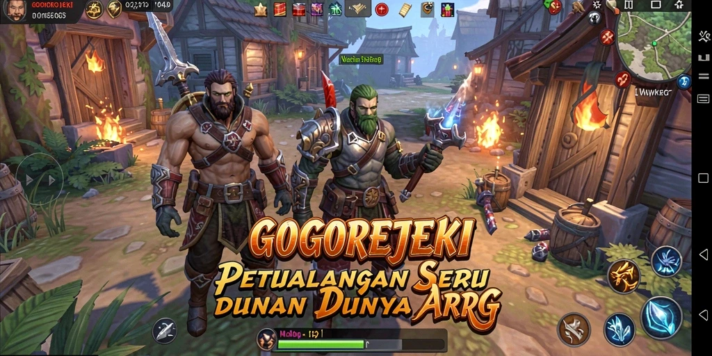 Tampilan gameplay GOGOREJEKI yang menarik dan menantang.