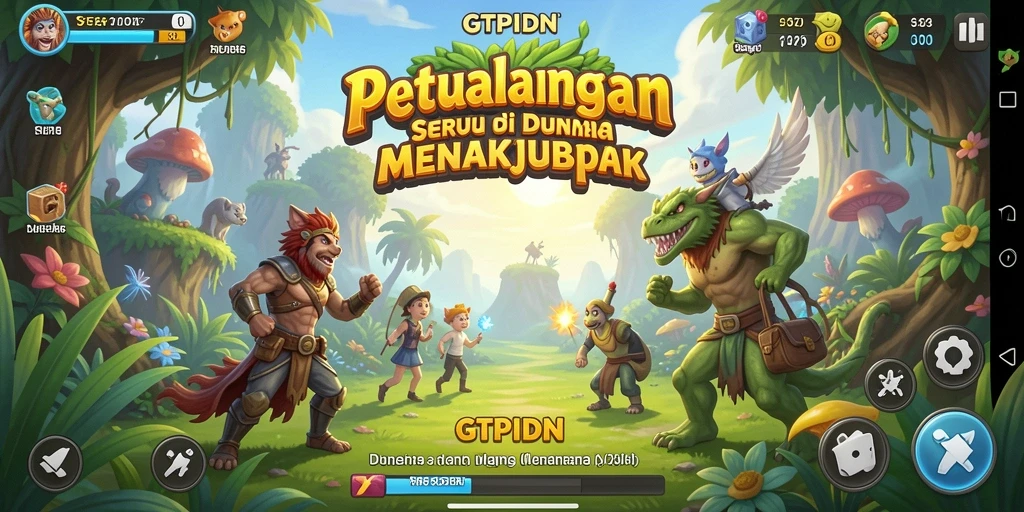 Menampilkan petualangan menarik dalam dunia yang indah dan penuh misteri.