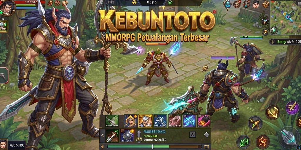 Screenshot gameplay KEBUNTOTO yang menampilkan aksi seru di dunia MMORPG.