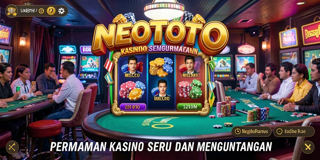 Gameplay seru Kasino dengan grafis menawan di NEOTOTO.