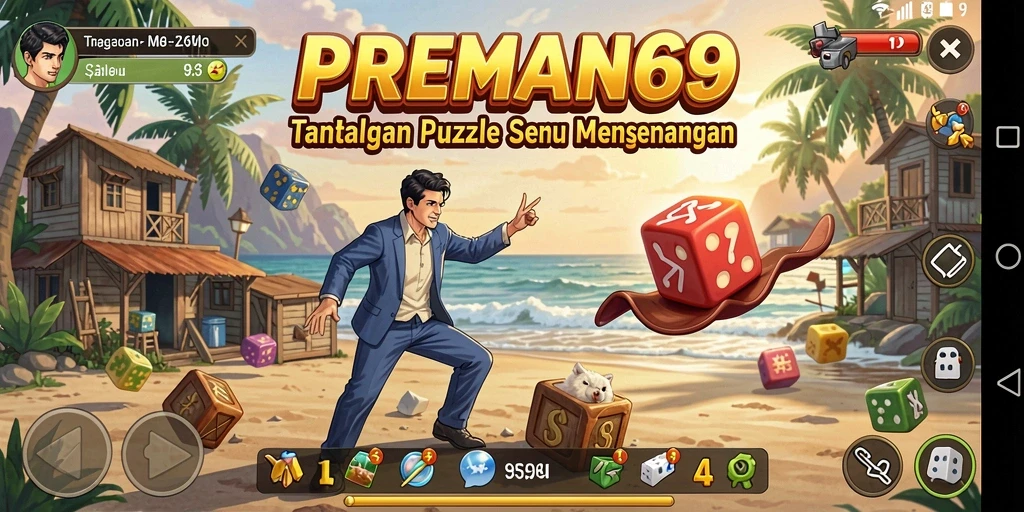 Screenshot gameplay <strong>PREMAN69</strong> dengan teka-teki yang menantang.