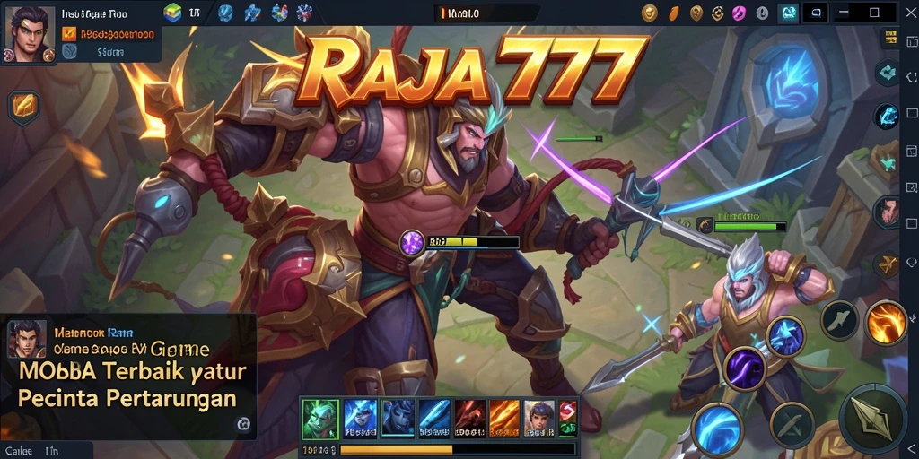 Tampilan gameplay seru dari RAJA777 yang menegangkan.