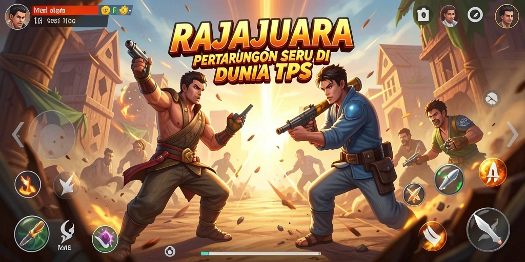 Gameplay menegangkan dalam RAJAJUARA dengan aksi seru.