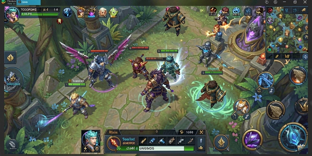 Tampilan gameplay seru di dunia TOOPGWS yang luas.
