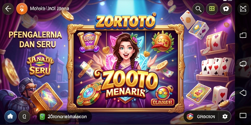Tangkapan layar ZORTOTO menampilkan gameplay slot yang seru dan menghibur.