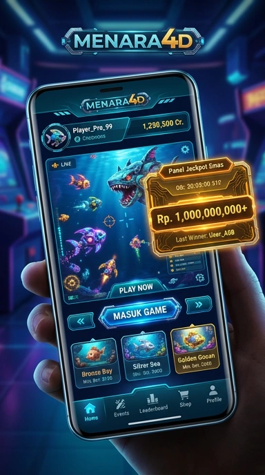Tampilan antarmuka pengguna menara4d yang sederhana dan intuitif.